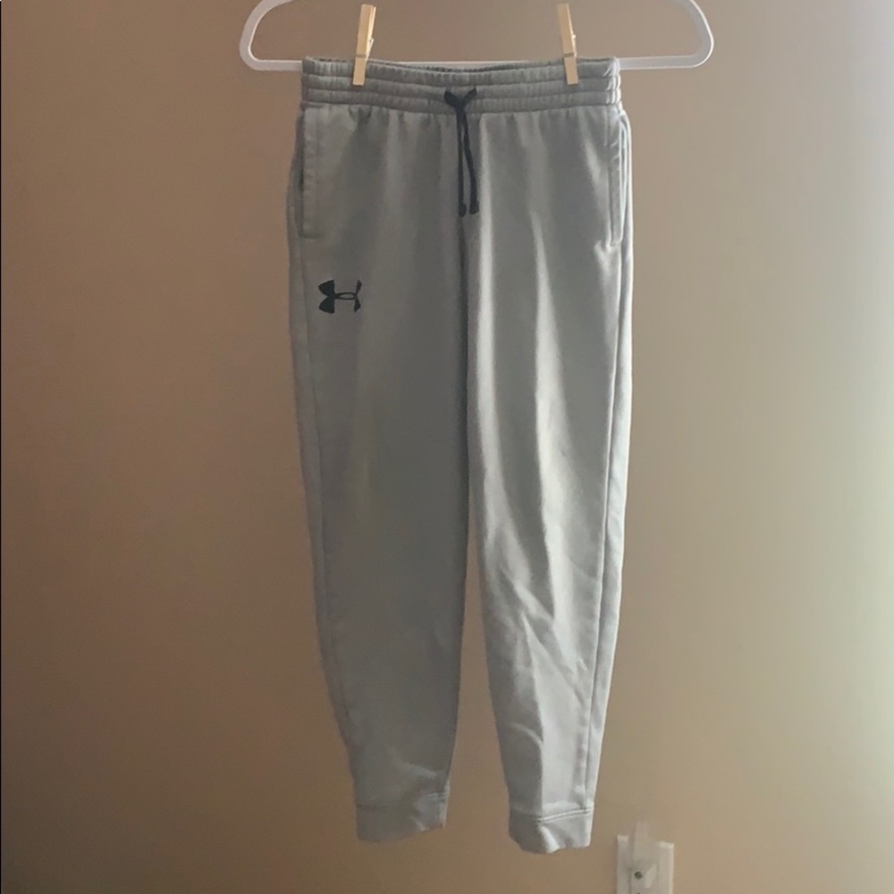 Under Armour Boys Size Medium Grey Sweatpants